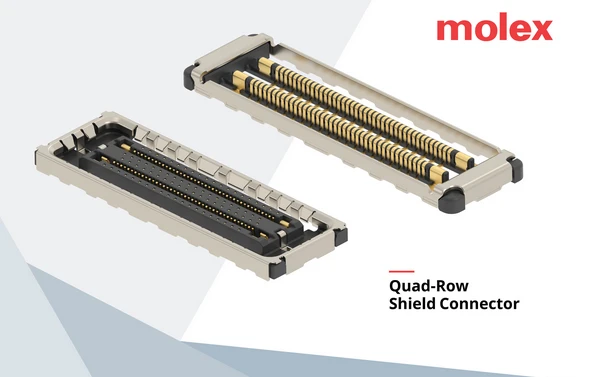Molex ประกาศเปิดตัวตัวเชื่อมต่อระหว่างบอร์ดกับบอร์ดแบบสี่แถวพร้อมชั้นป้องกันแ...